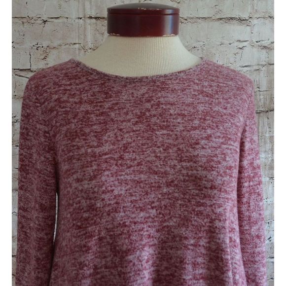 Alya Red Shift Dress Size S Small Soft Women's Long Sleeve - Picture 2 of 5